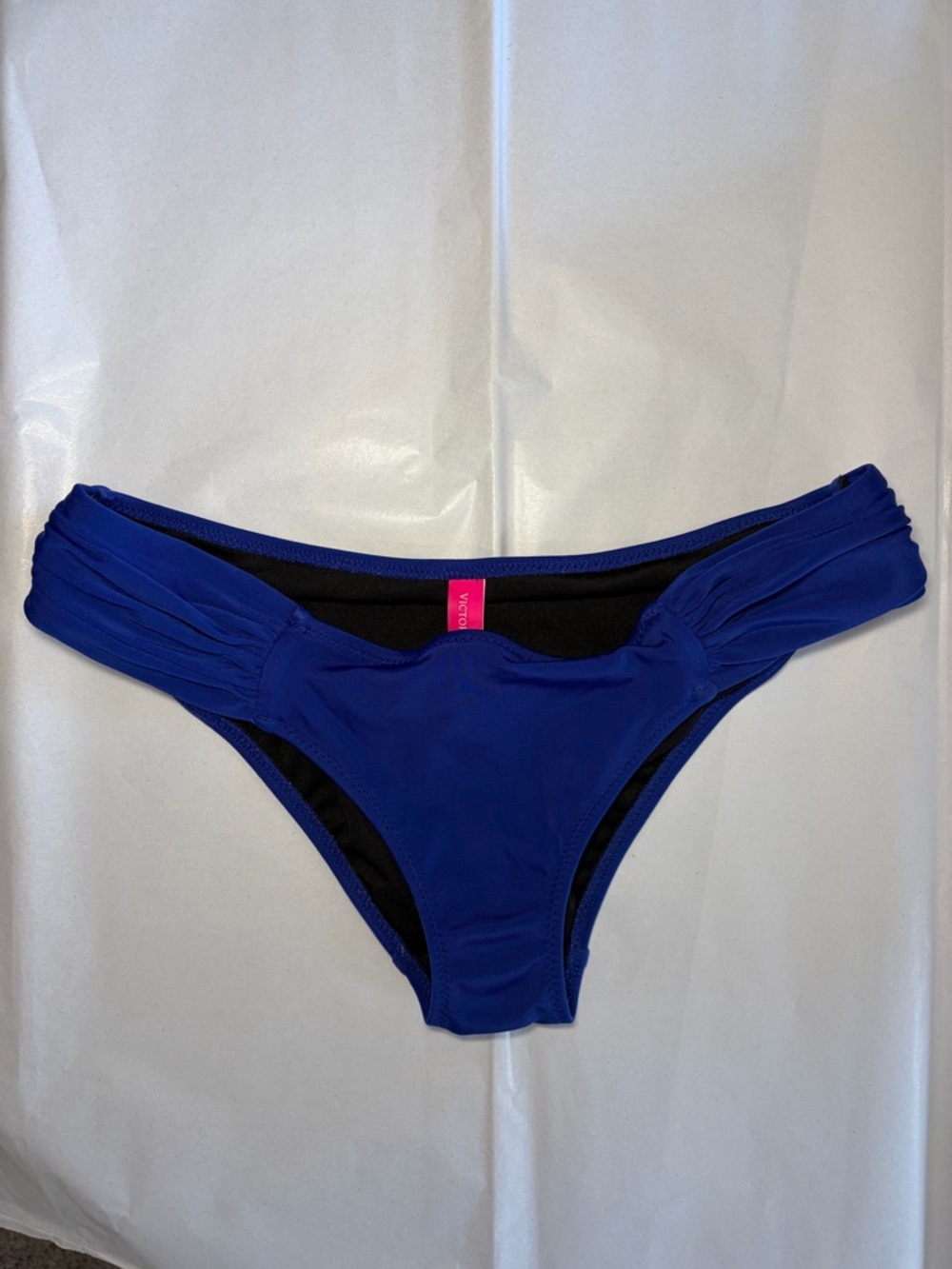 Victoria’s Secret Cobalt Ruched Bikini Bottoms